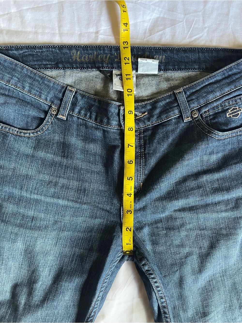 Harley Davidson Mid/Low Rise Jeans - Picture 3 of 9